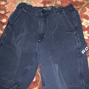 navy blue polo shorts!